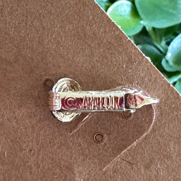 BOGO FREE VTG SARAH COV FLORAL EARRINGS CLIP ON - Picture 7 of 9